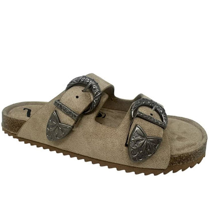 Very G Women's Skye Buckle Sandals Taupe