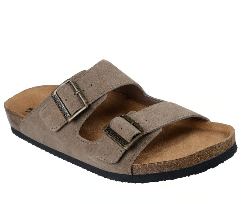 Skechers Men's Relaxed Fit: Aidan - Leelan Slides 205296 DKTP