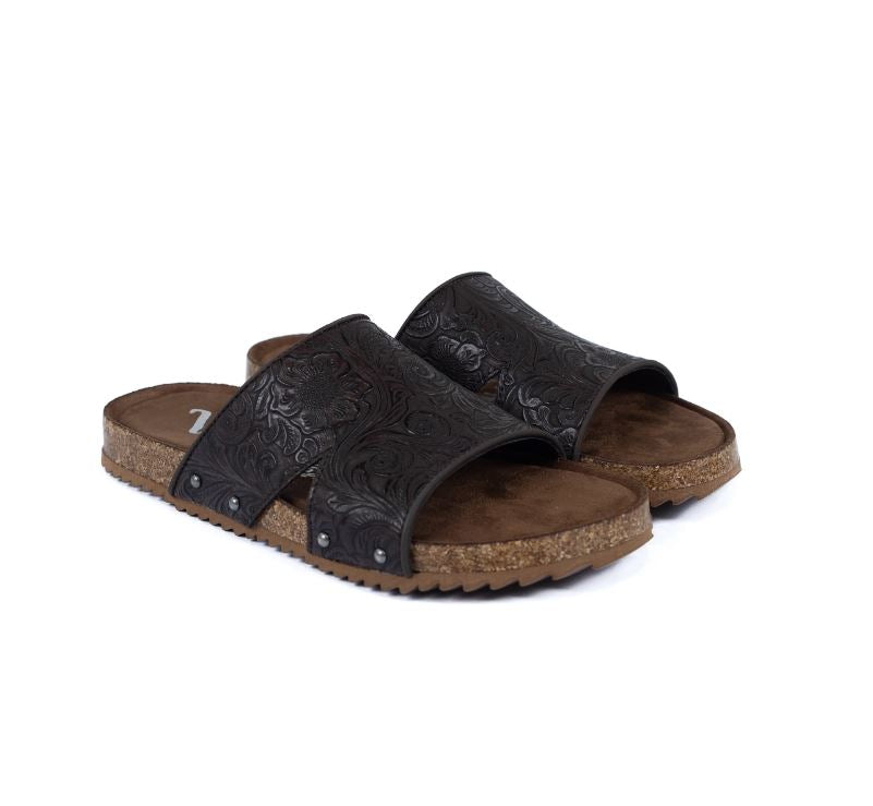 Women's Very G Jordyn Chocolate Open Toe Sandals VGSA0419-201