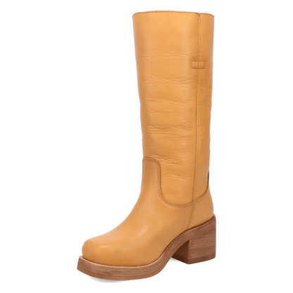 Ladies Dingo Vagabond Tan Leather Boots  DI2287-BN97