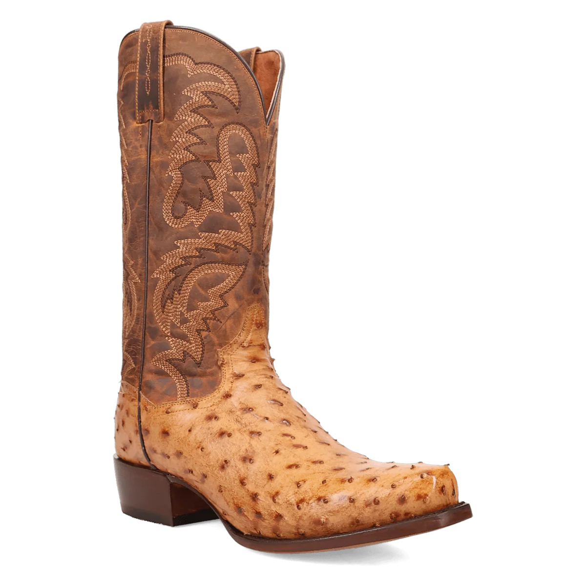 MEN'S DAN POST MARCO FULL QUILL OSTRICH BOOT DP7064