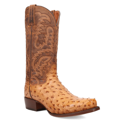 MEN'S DAN POST MARCO FULL QUILL OSTRICH BOOT DP7064