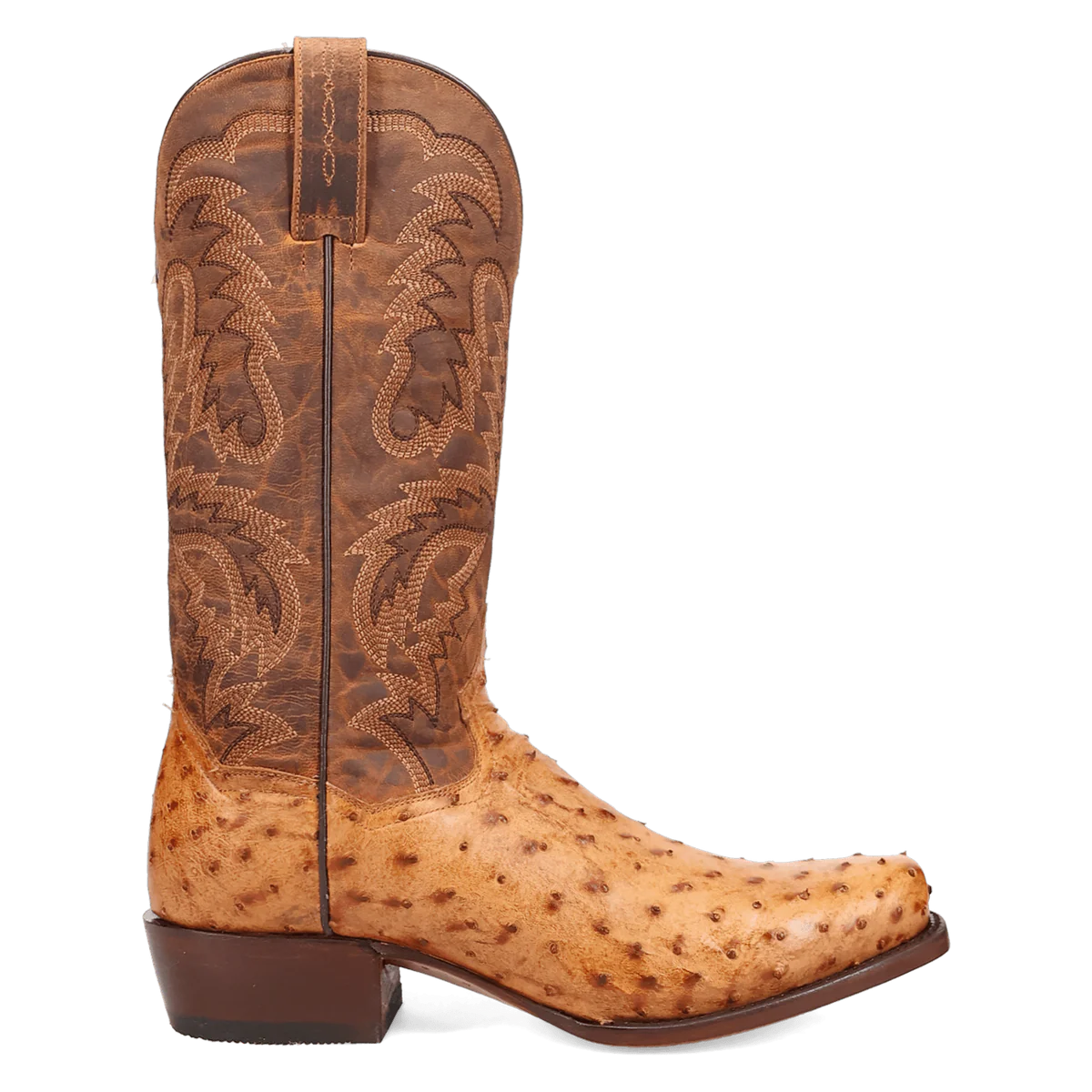 MEN'S DAN POST MARCO FULL QUILL OSTRICH BOOT DP7064