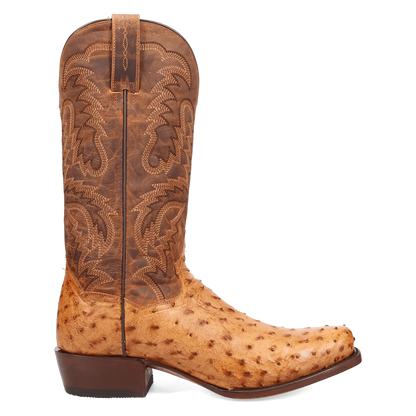 MEN'S DAN POST MARCO FULL QUILL OSTRICH BOOT DP7064