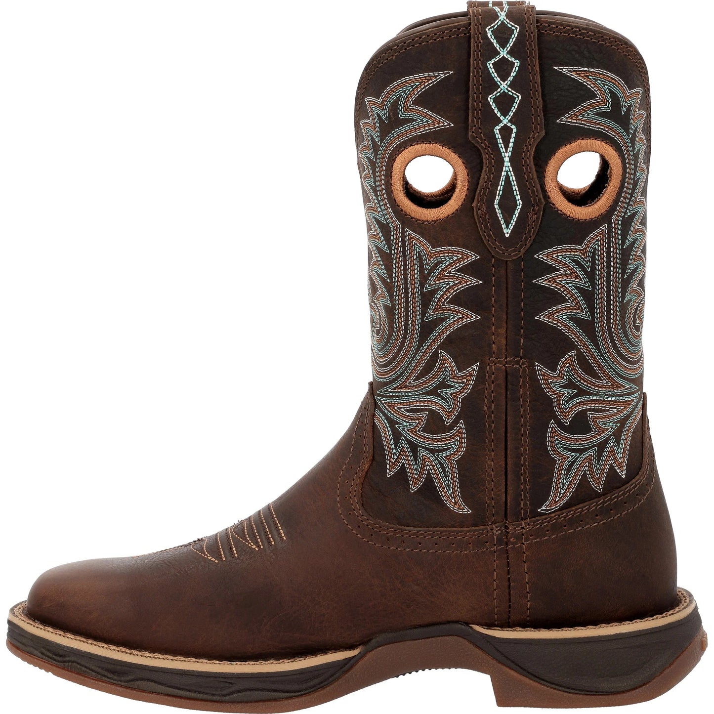 Durango Ladies Rebel Ultra-Lite Square Toe Brown Western Boots DRD0501