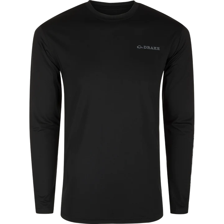 Men's Drake DS1500-CAB Performance Long Sleeve Crew Solid