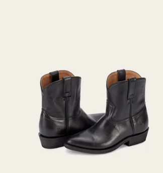 Ladies Fry Billy Short Black Bootie FR41909-BKGR
