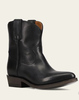 Ladies Fry Billy Short Black Bootie FR41909-BKGR