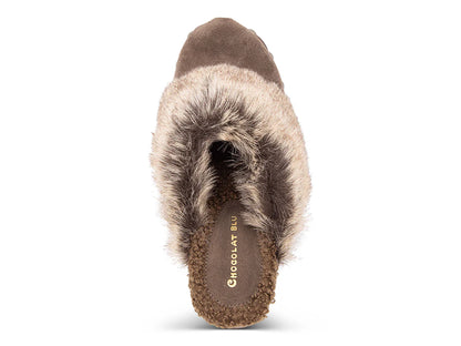 LADIES CHOC BLU FADIA DK BROWN CLOGS