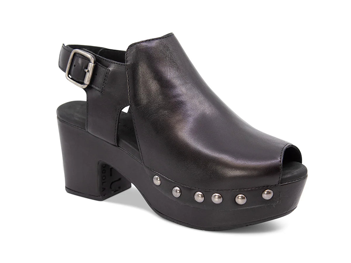 Ladies Choc Blu GALLA TOBACCO & GALLA BLACK Wedge Heels