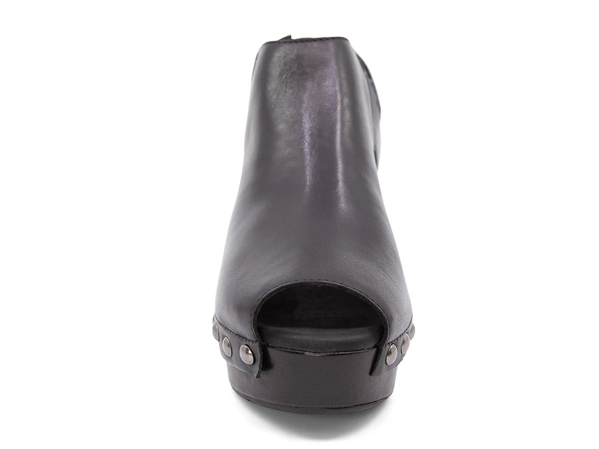 Ladies Choc Blu GALLA TOBACCO & GALLA BLACK Wedge Heels