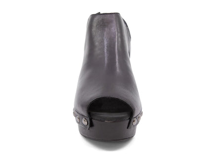 Ladies Choc Blu GALLA TOBACCO & GALLA BLACK Wedge Heels