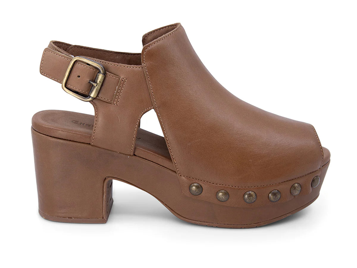 Ladies Choc Blu GALLA TOBACCO & GALLA BLACK Wedge Heels