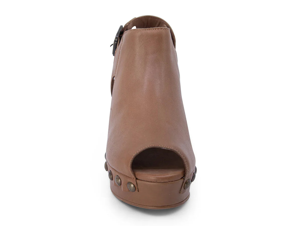 Ladies Choc Blu GALLA TOBACCO & GALLA BLACK Wedge Heels