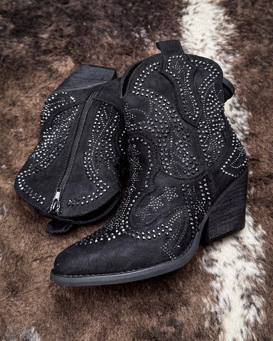 Ladies PARADE BLACK by Very G Ankle Boots