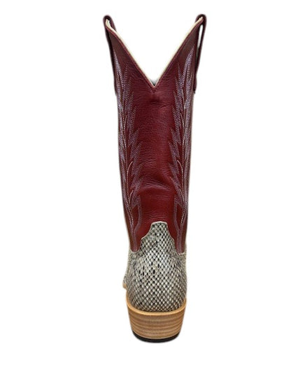 M9532 Women's Exotic Macie Bean's Mink Python Belly Western Boots