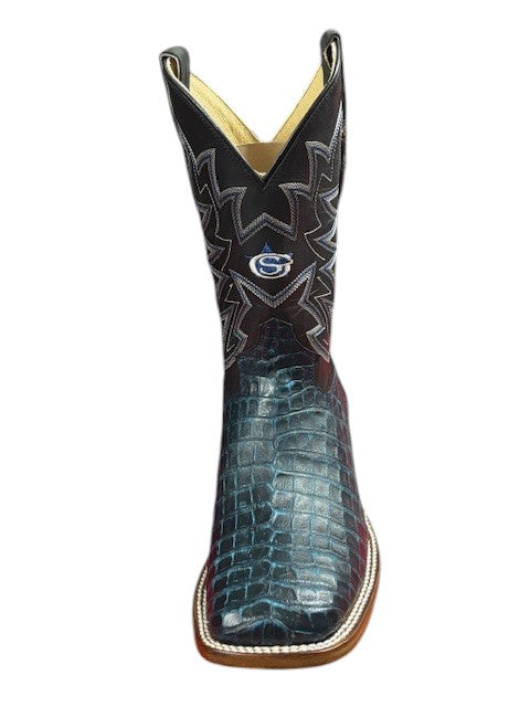Justin Men’s Exotic Caiman Western Boots GR5712