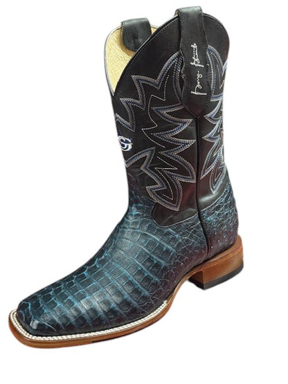Justin Men’s Exotic Caiman Western Boots GR5712