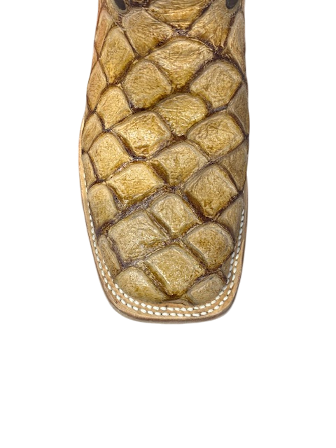 Cowtown Men's Tan Fish Skin Q157