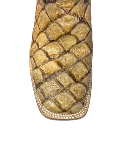 Cowtown Men's Tan Fish Skin Q157