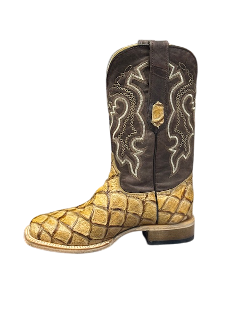 Cowtown Men's Tan Fish Skin Q157
