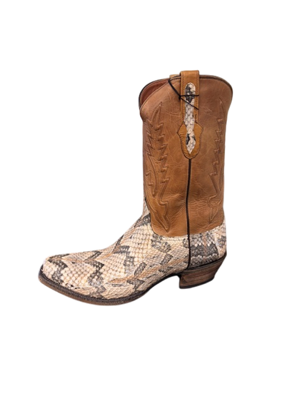 Men's Black Jack Canebreak Rattlesnake Boots NT6520-V4