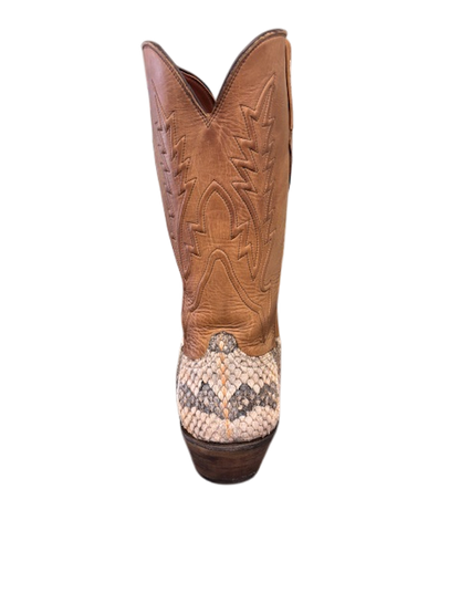 Men's Black Jack Canebreak Rattlesnake Boots NT6520-V4