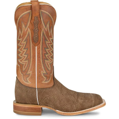 JUSTIN Men's Cowman Tan/Orange Western Boots CX1322