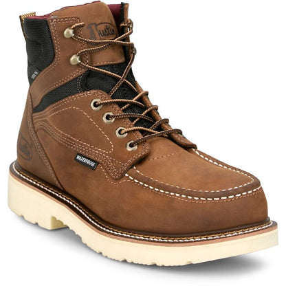 MEN'S JUSTIN Bristol 6" Steel Toe WORK BOOTS HW687