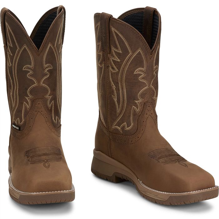 Men's Justin Nitread 11" Waterproof Nano Comp Toe CR3207