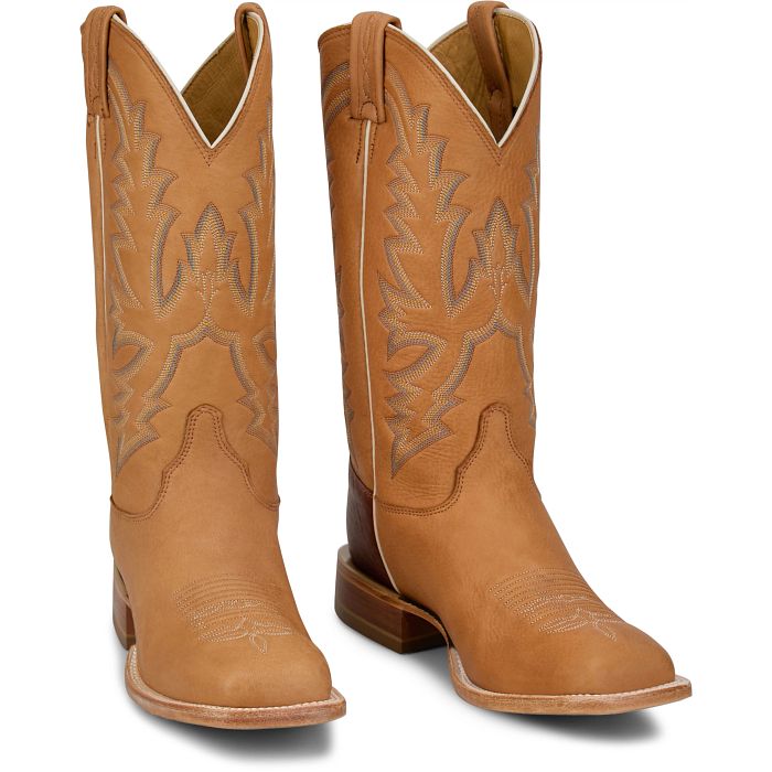Men's Justin Boston 13" Deer Square Toe Western Boots CX1331