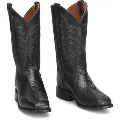 Justin Reposado Men’s Lizard Cowboy Boots GR5331
