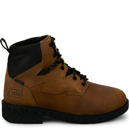 Men's Justin's Gritland 6" Waterproof Steel Toe Work Boots -PD645