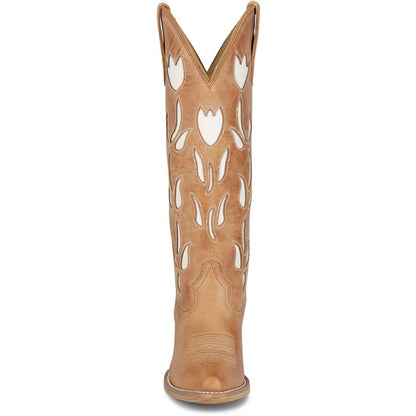 Ladies Justin May 15" Antique Brown Western Boots VN4456