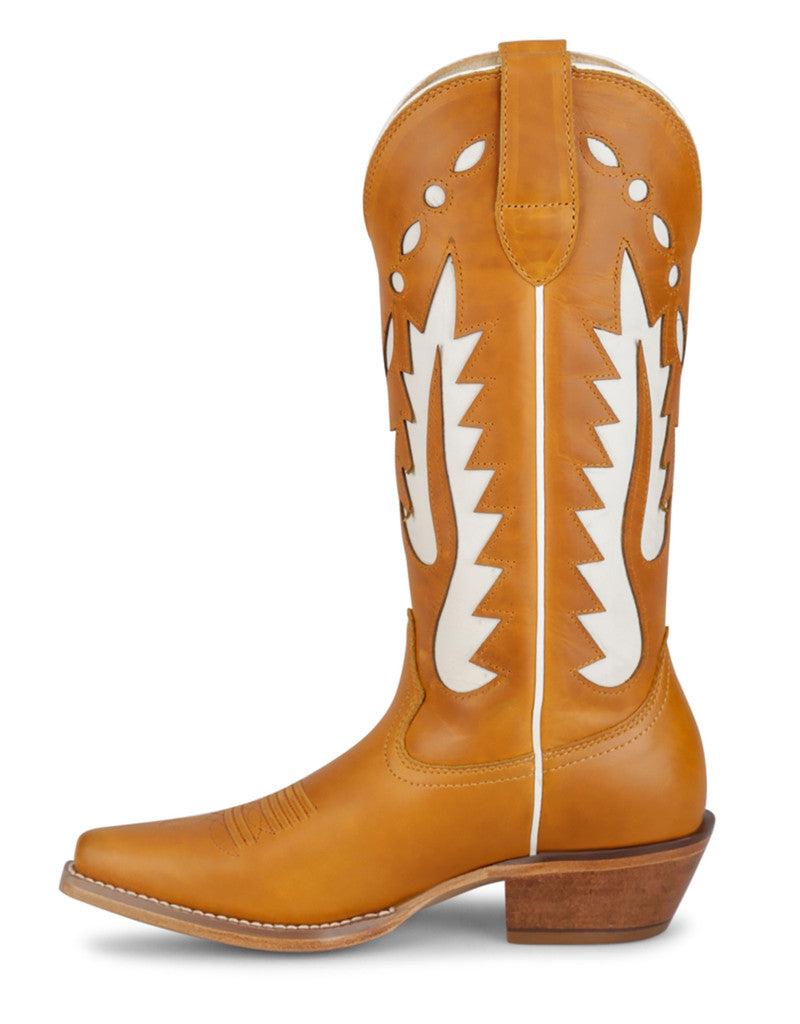 Justin Women's Faye 13" Snip Toe Boots - Cognac  VN4441