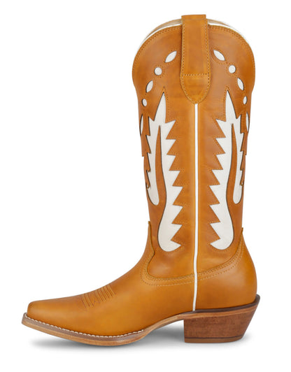Justin Women's Faye 13" Snip Toe Boots - Cognac  VN4441