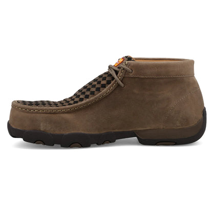 Men's Twisted X Taupe & Black Work Chukka Driving Moc MDMNT07