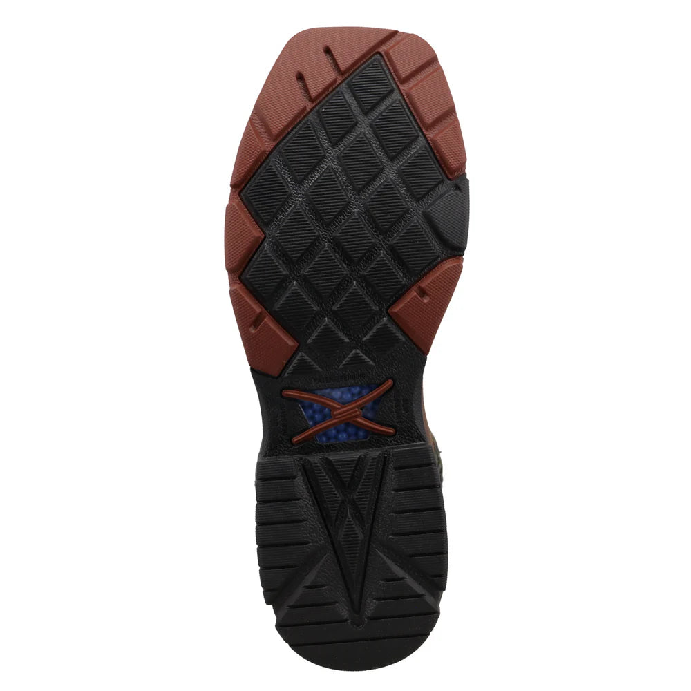 Men's Twisted X Lion & Dark Olive Western Nano Work Boots MXBNW11
