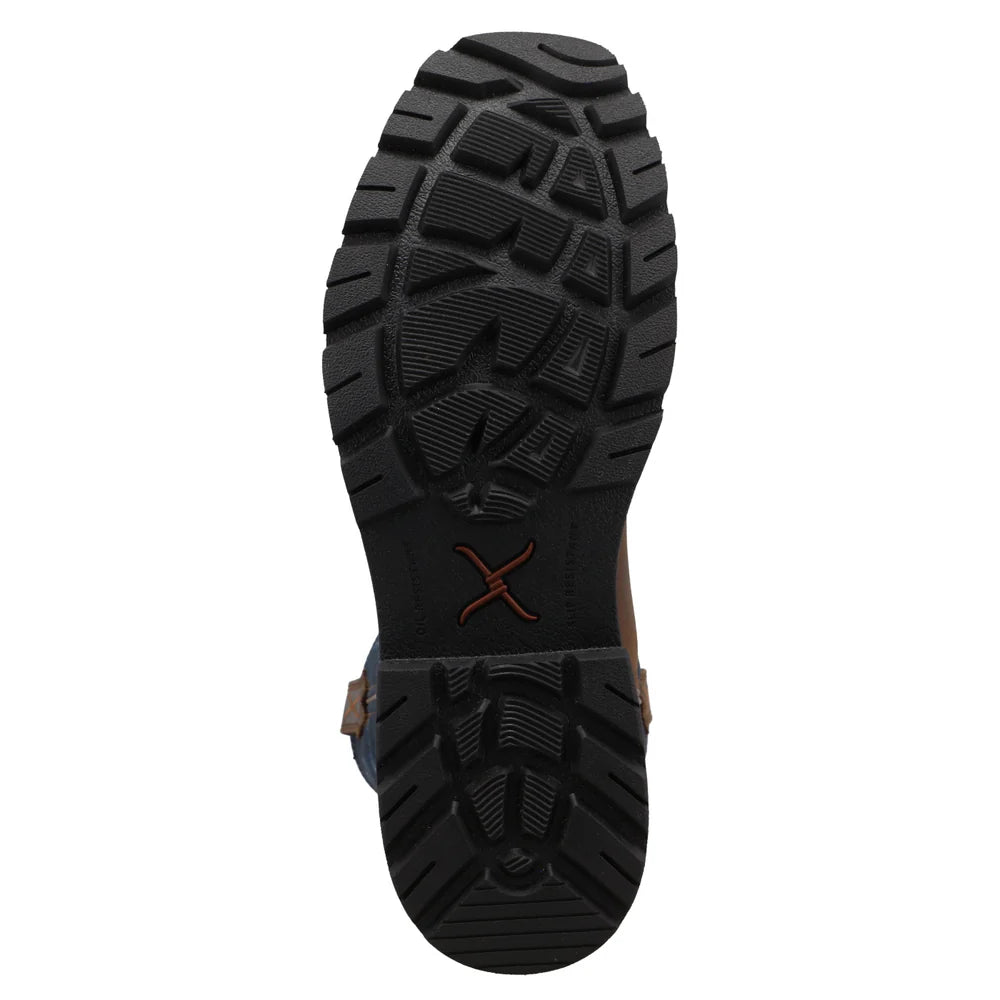 Men's Twisted X  Rustic Brown & Aegean Blue 11" Tech X™ Boots  MXTP009