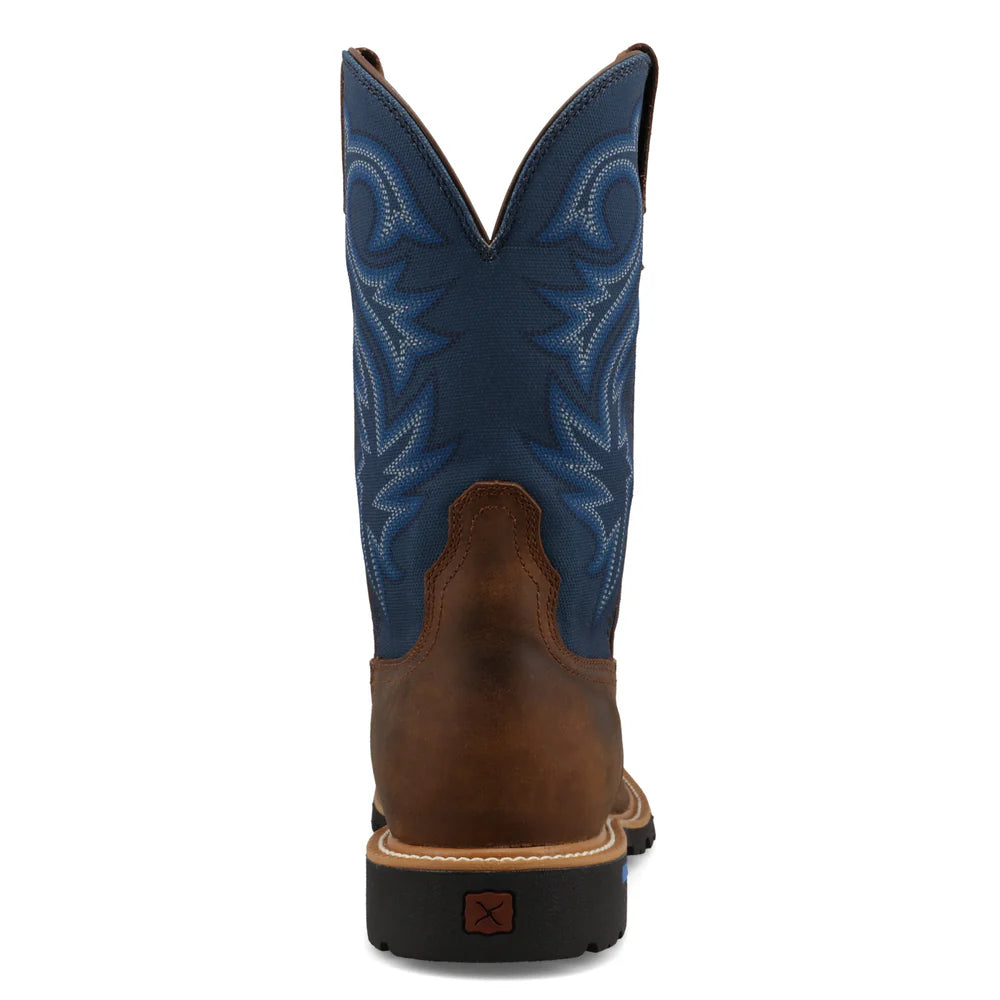 Men's Twisted X  Rustic Brown & Aegean Blue 11" Tech X™ Boots  MXTP009
