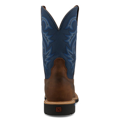 Men's Twisted X  Rustic Brown & Aegean Blue 11" Tech X™ Boots  MXTP009