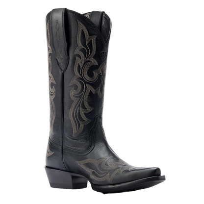Ariat® Ladies Jennings Stretchfit Black Deertan Western Boots 10044501