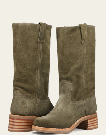 Ladies Frye Campus 12R Olive FR1965-OLIV / Campus 12R Tan FR41965-TNBK