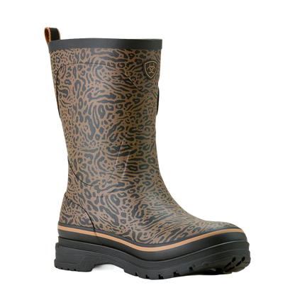 Ariat Ladies Kelmarsh Ocelot Print Mid Rubber Printed Boot 10063923