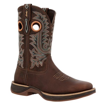 Durango Ladies Rebel Ultra-Lite Square Toe Brown Western Boots DRD0501