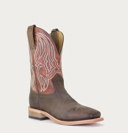 Hyer Mens Brown Chase Square Toe Boot-HM11026