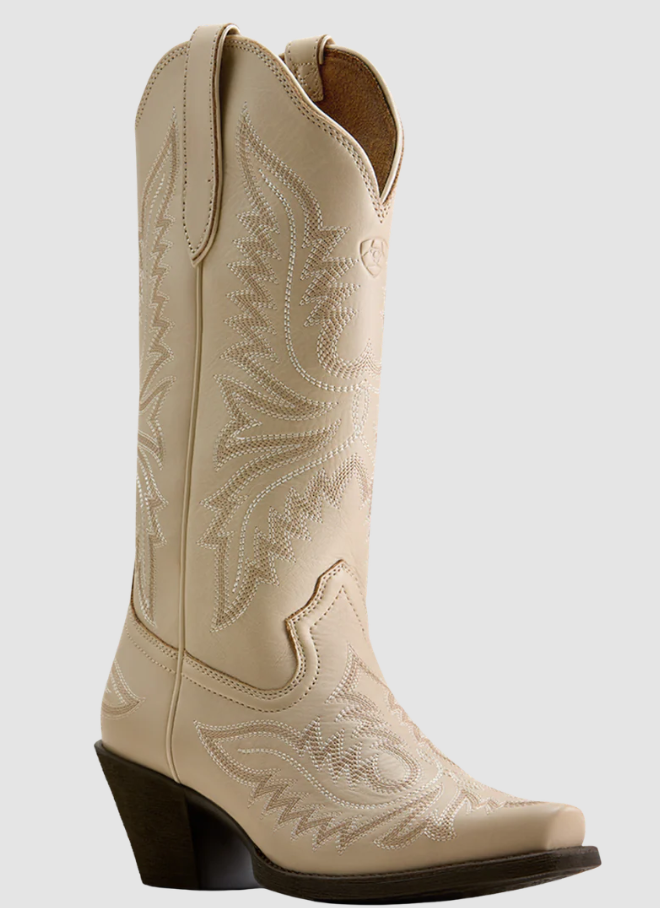 Ariat Ladies Round Up Collins Buttercream D Toe Western Boot 10080382
