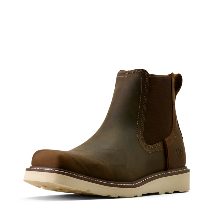 Ariat Men's Rambler Recon Baked Brown Square Toe Chelsea Boot 10080439