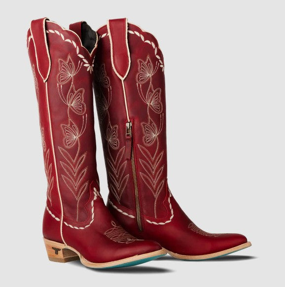 Women's Lane Boots Sweet Memories Knee High - Smoldering Ruby LB5024A