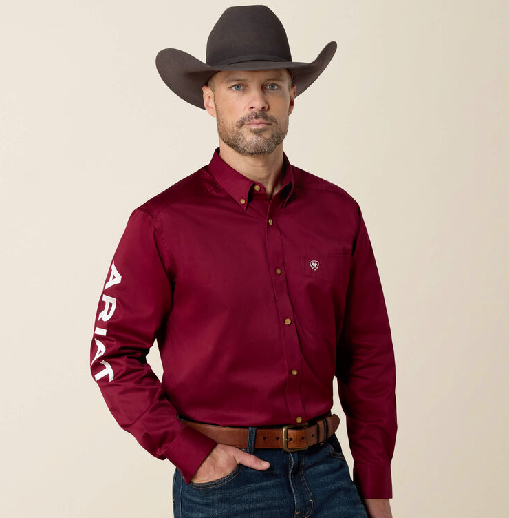 Ariat Team Logo Twill Classic Fit Shirt 10027995-X Big and Tall